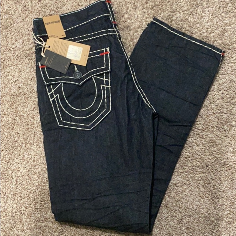 True Religion Ricky Relaxed Straight Jeans